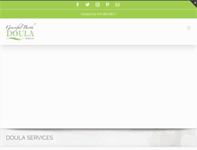 Tablet Screenshot of gracefulbirth.ca